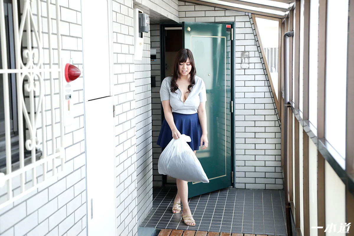 The Flirty Braless Neighbor Taking Out the Morning Trash — Erena Sasamiya