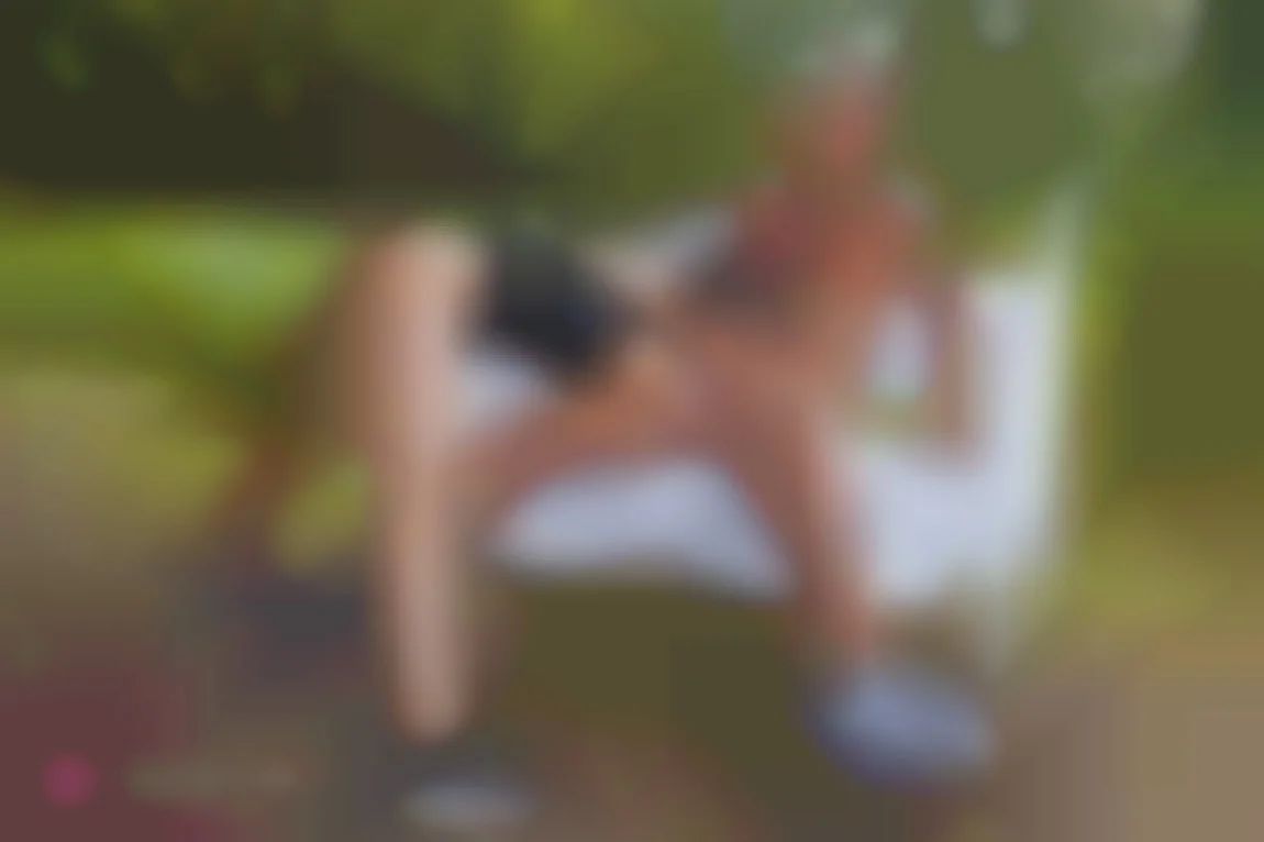 野外アナルセックス