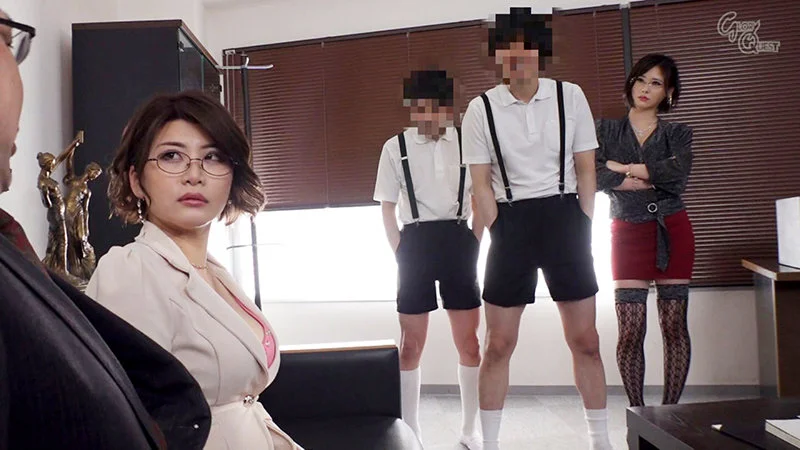 Sexy PTA Chairwoman and Seductive Teacher Taken Down by a Bad-Boy Student Council in Adult Role-Play — Oshikawa Yuuri / Minagawa Rui