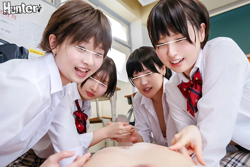 Creampie Orgy with Boyish Female Classmates! Adult School Role-Play at a School with a 1:9 Male-to-Female Ratio