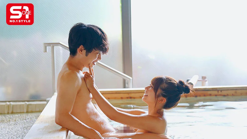 Hot-Spring Trip with My Girlfriend and an Adult Performer Playing Her Younger Sister: Whenever She Gets Me Alone, She Presses Against Me, Begs for Kisses, Sucks My Cock, and Fucks Me in Every Position Until I Shoot Huge Loads at Her Command