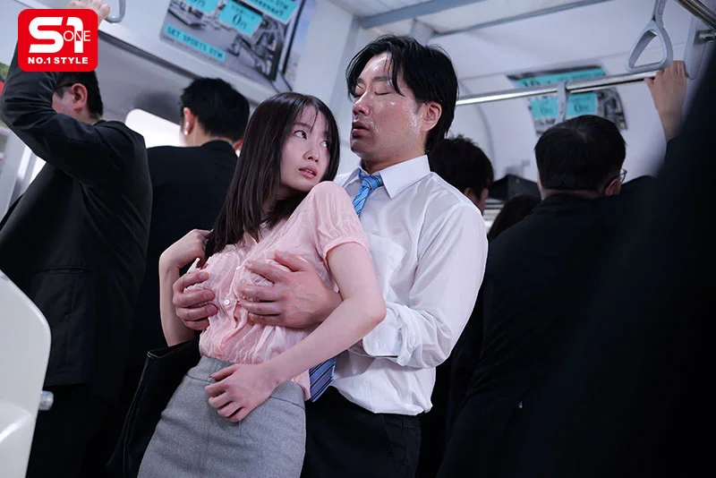 A Braless Office Worker Who Can't Forget Being Groped Rides a Packed Train Hoping for Another Groper