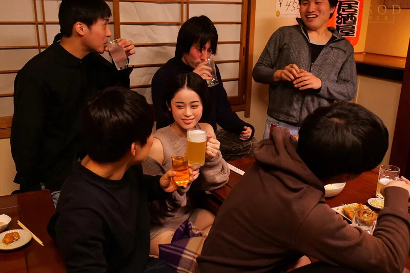 I Passed Out Drunk at an Adult College-Club Party and Woke Up at My Senior's Busty Girlfriend's Place... Unable to Resist Her Cleavage and Crotch Peeking from Her Loungewear, I Pounced and Cheated with Her Until Morning — MINAMO